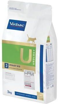 Virbac Veterinary HPM CAT Urology 3 Urinary WIB - Croquette pour chat, aliment complet à visée ur 3000 g Futter