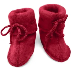 Engel, Schuhüberzug, Baby-Schühchen mit Bändel, Rot