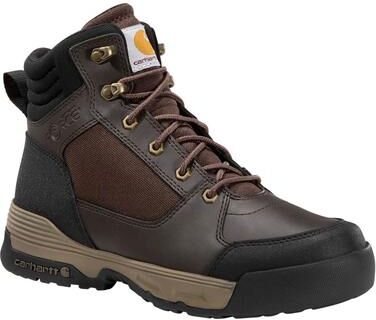 "Carhartt Force HD 6"" Soft Toe - Mens 14 Brown Boot W"