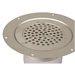 Blücher, Zubehör Sanitärinstallation, afl.skål 110mm - u.stuts m.rist vinyl