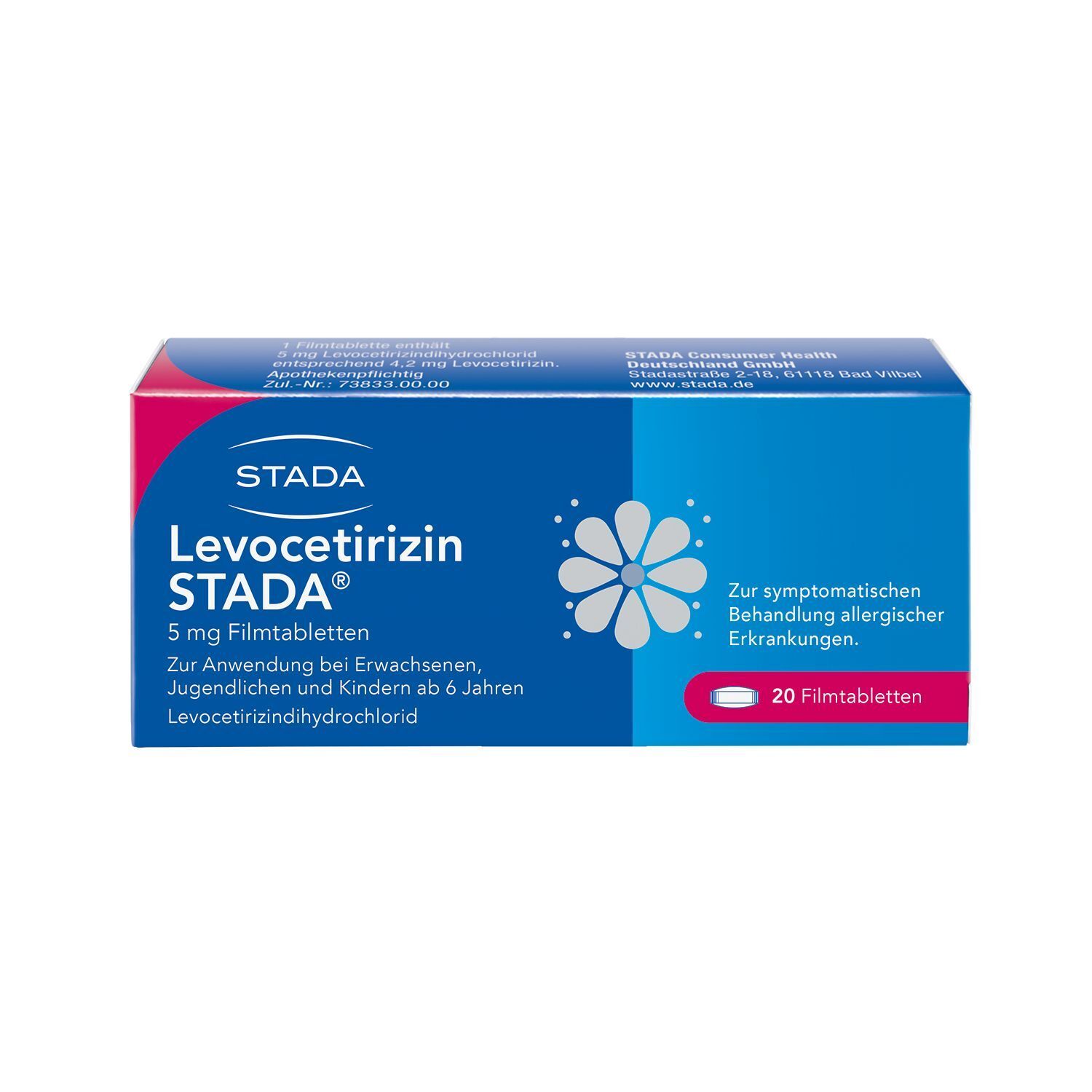 Levocetirizin Stada 5 mg Filmtabletten 20 St