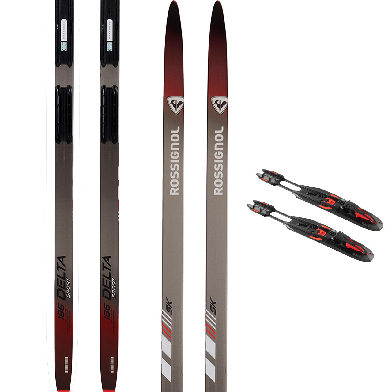 Rossignol Delta Sport Skating SET - 186 cm = 65 - 85 kg