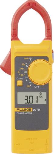 Fluke 301D/EUR Stromzange digital CAT III 300 V Anzeige (Counts): 6000