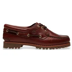 Timberland für Damen. TB0A19VAD571 Authentic Bootsschuhe aus braunem Leder (42 W), Wohnung, Schnürsenkel, Lässig, Klassisch