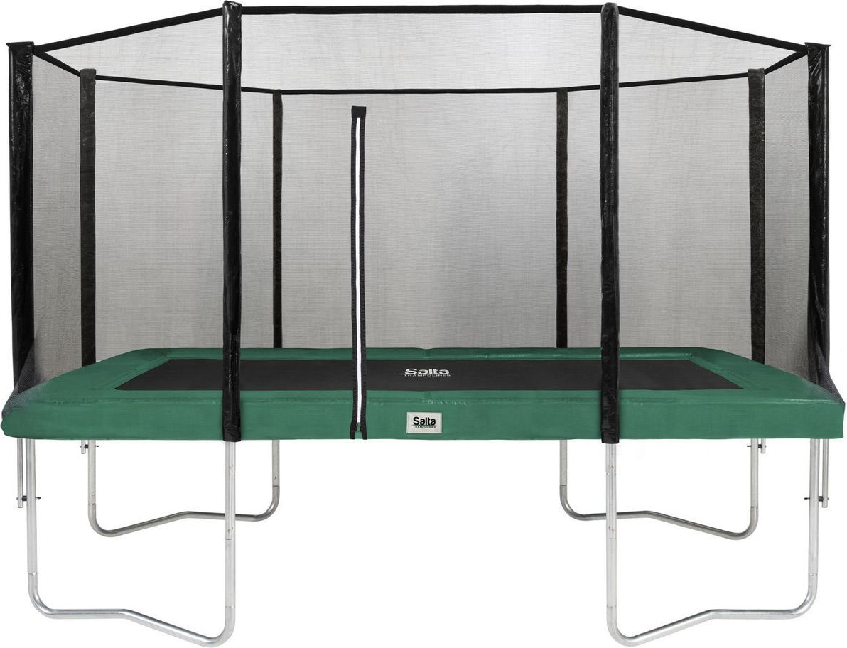 Salta Combo Trampolin - 396x244cm - Rechteckig Grün