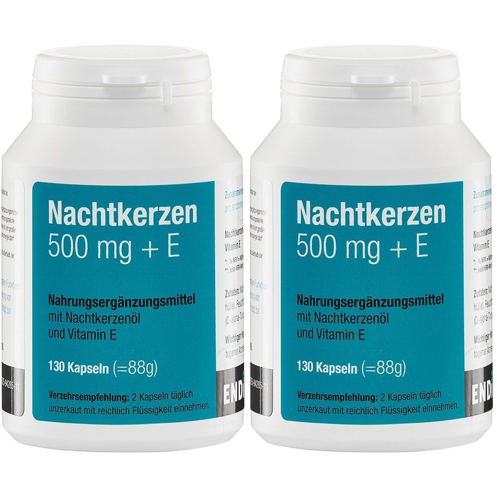 Nachtkerzen 500 mg+E Kapseln 2x 2x130 St