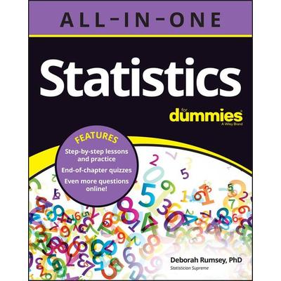 Statistics All-in-One For Dummies (+ Chapter Quizzes Online), Taschenbuch von Deborah J. Rumsey, John Wiley & Sons, 978-1-119-90256-0