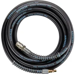Airpress, Zubehör Druckluftwerkzeug, Verlängerungsschlauch 10m 8x14mm 1/4 EURO Nitril, mit Schnellkupplung