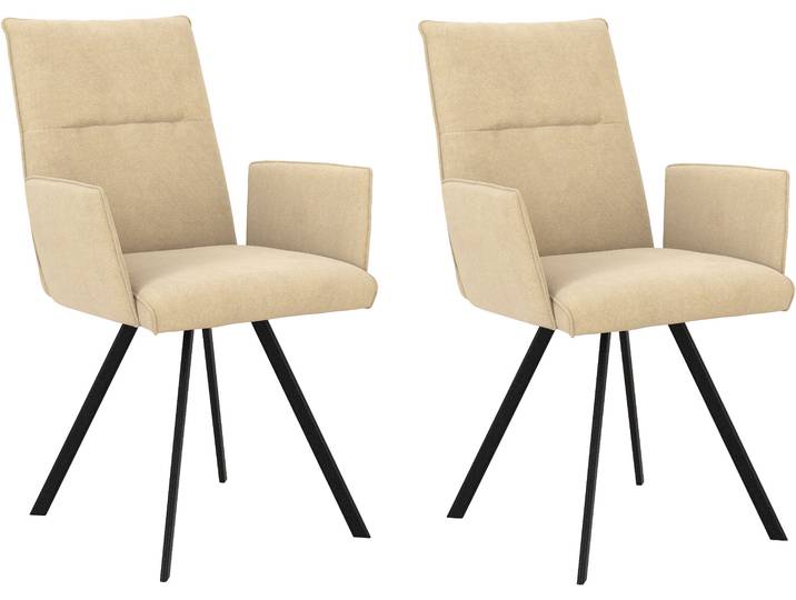 Armlehnstuhl GOODPRODUCT Sava , schwarz (latte aulla 08, schwarz), B:57cm H:95cm, Holzwerkstoff, Metall, Polyester, Stühle, Armlehnstuhl, Metallgestell