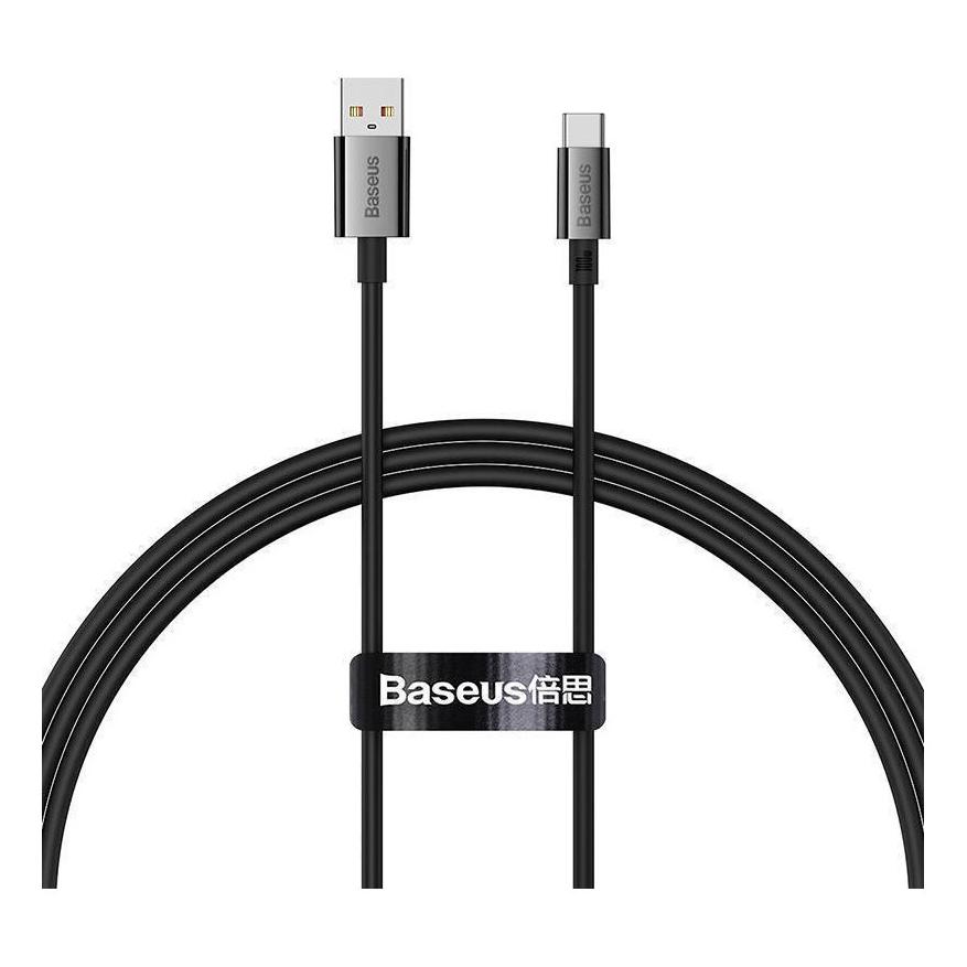 Baseus Cable USB do USB-C Superior100W 1m (black) (1 m, USB 2.0, 100 W) (P10320102114-00)