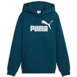 PUMA Kinder Freizeit / Mode Sommer GJ Kapuzensweats Kapuzensweats lg.Arm Ki ESS No 1 Logo Hoodie FL B, Größe 128 in Blau Blau