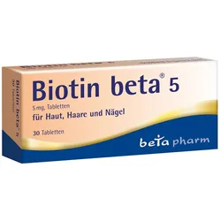 Biotin BETA 5 Tabletten 30 St