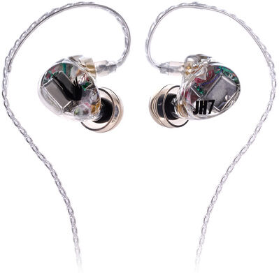 JH Audio Universal JH7 Clear transparent