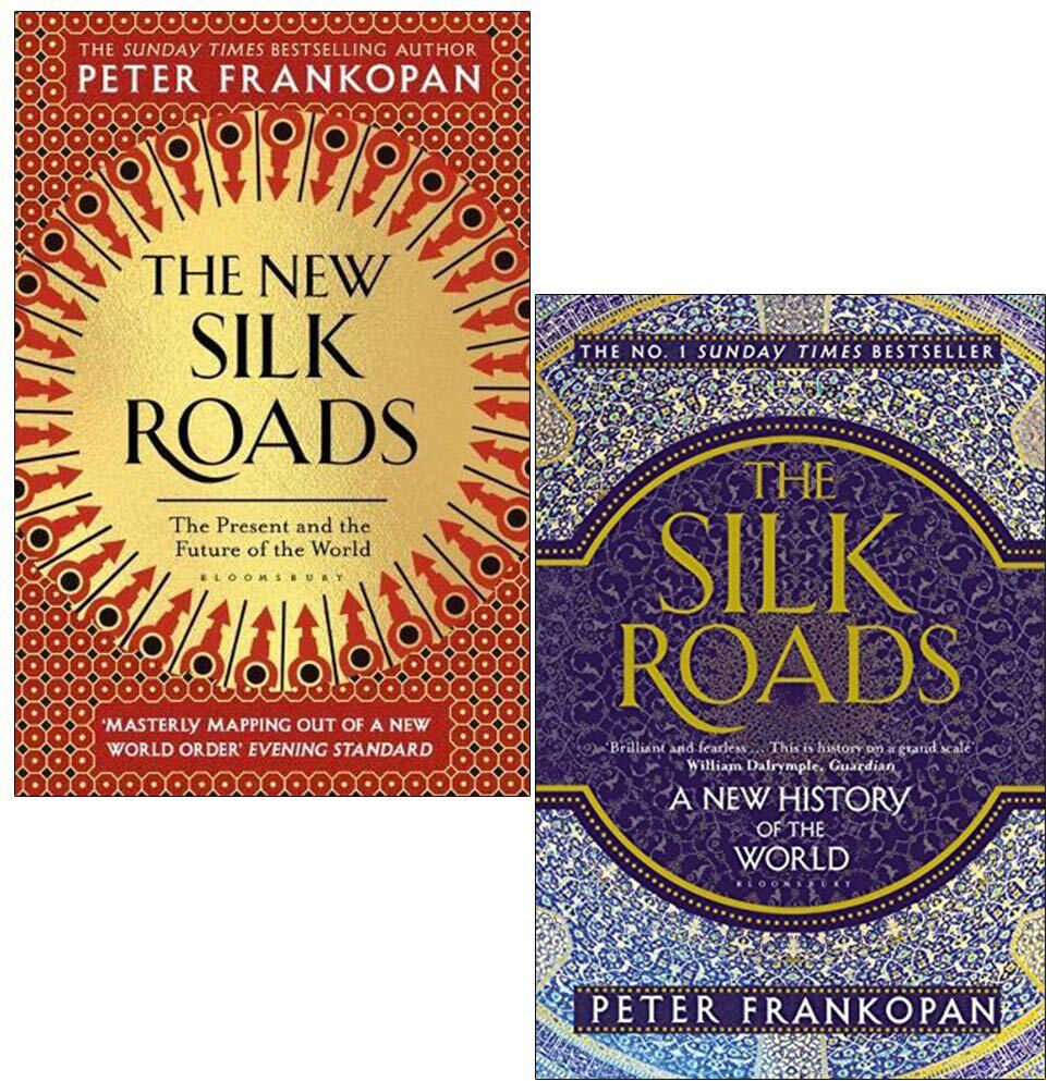 Bloomsbury Publishing The Silk Roads & The New Silk Roads 2 Book Set by Peter Frankopan – History & Global Politics Collection
