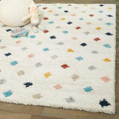 Balta Rugs Carson Diamond Dot Shag Area Rug