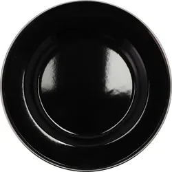 Camplife Emaille Teller Ø 22 cm schwarz