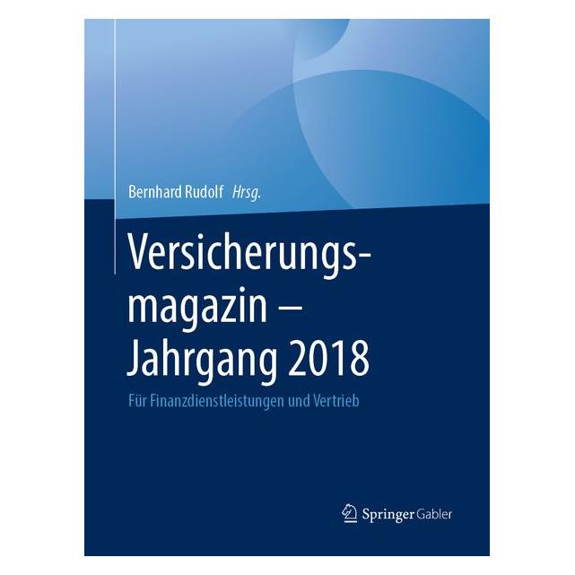 Springer Versicherungsmagazin - Jahrgang 2018 (67844412)