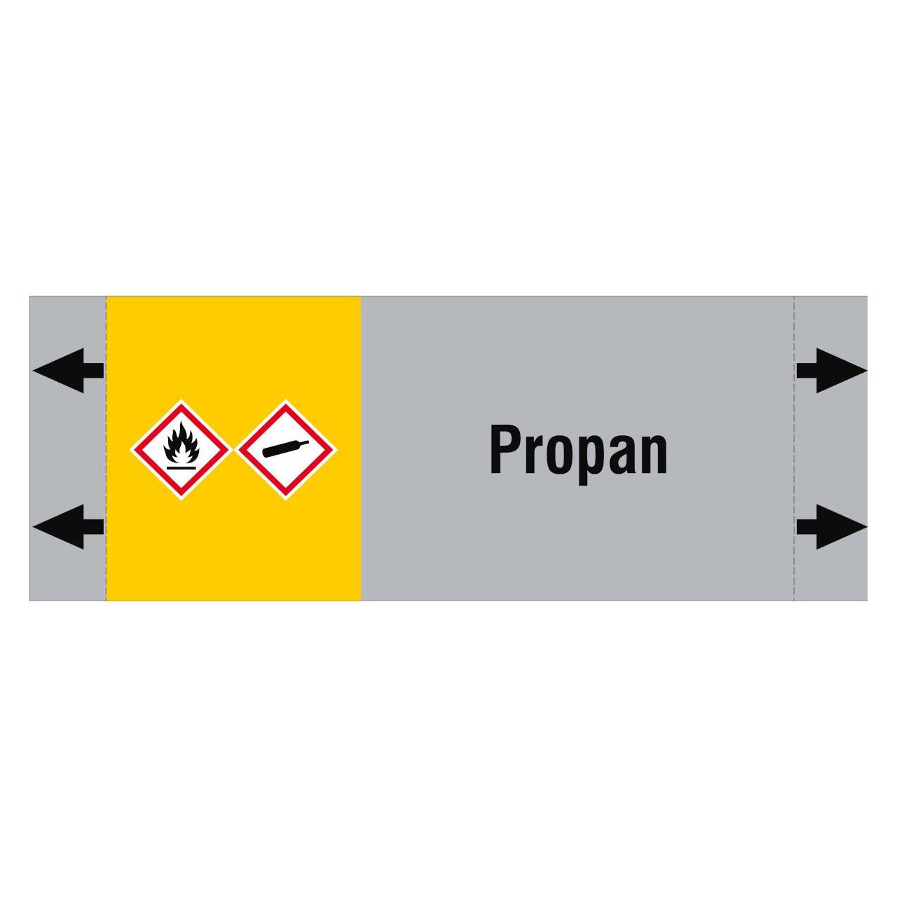 Brady ISO 20560 Rohrmarkierer - Gas (318349)