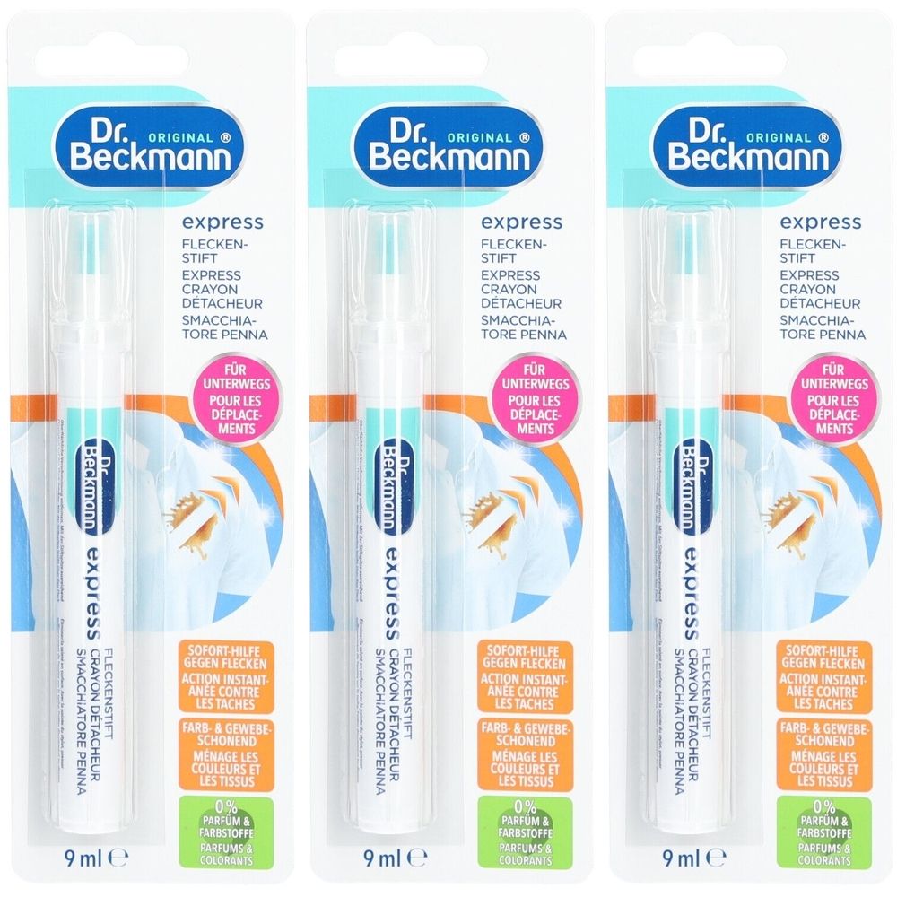DR Beckmann Express Bleistift Fleckentferner x3 3x9 ml Sonstige