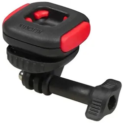 KlickFix CamOn Adapter für GoPro, Action Cam Zubehör, Rot, Schwarz