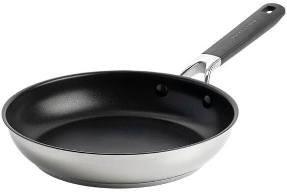 KitchenAid Classic Stainless Steel Ceramic 30cm Frying Pan
