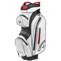 Callaway Hyper Dry wasserdichtes Cartbag weiss/schwarz/rot
