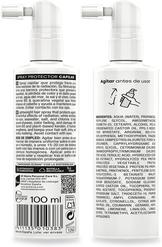 Ecran Sunnique protector solar capilar 100 ml