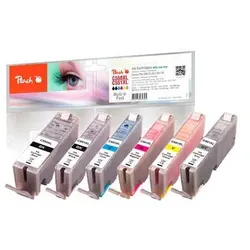 Peach PI100-312 Druckerpatrone Foto schwarz, Foto zyan, Foto grau, Foto magenta, Fotogelb