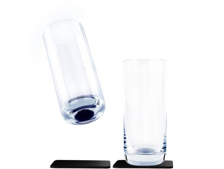 Longdrinkgläser-Set silwy Transparent Glas H 15.5 cm 0.3 l 2 Stk - Longdrinkgläser-Set