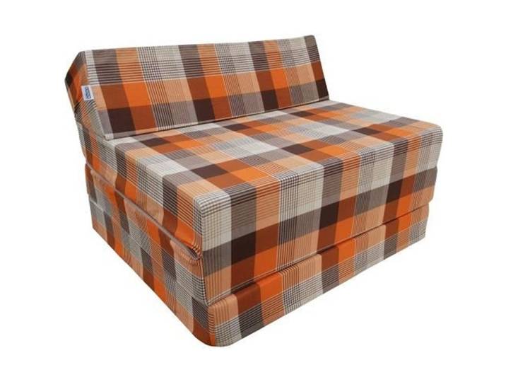 Matelas futon pliable en mousse NATALIA SPZOO - Orange - 70x200cm - Ferme