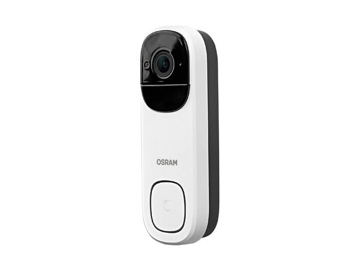 Osram Smart WiFi Aussen- Kamera Türring weiss