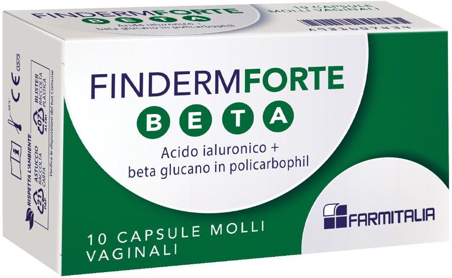 FARMITALIA Srl - SOC. UNIPERS. Farmitalia, Finderm Forte Beta, 10 Capsule Molli