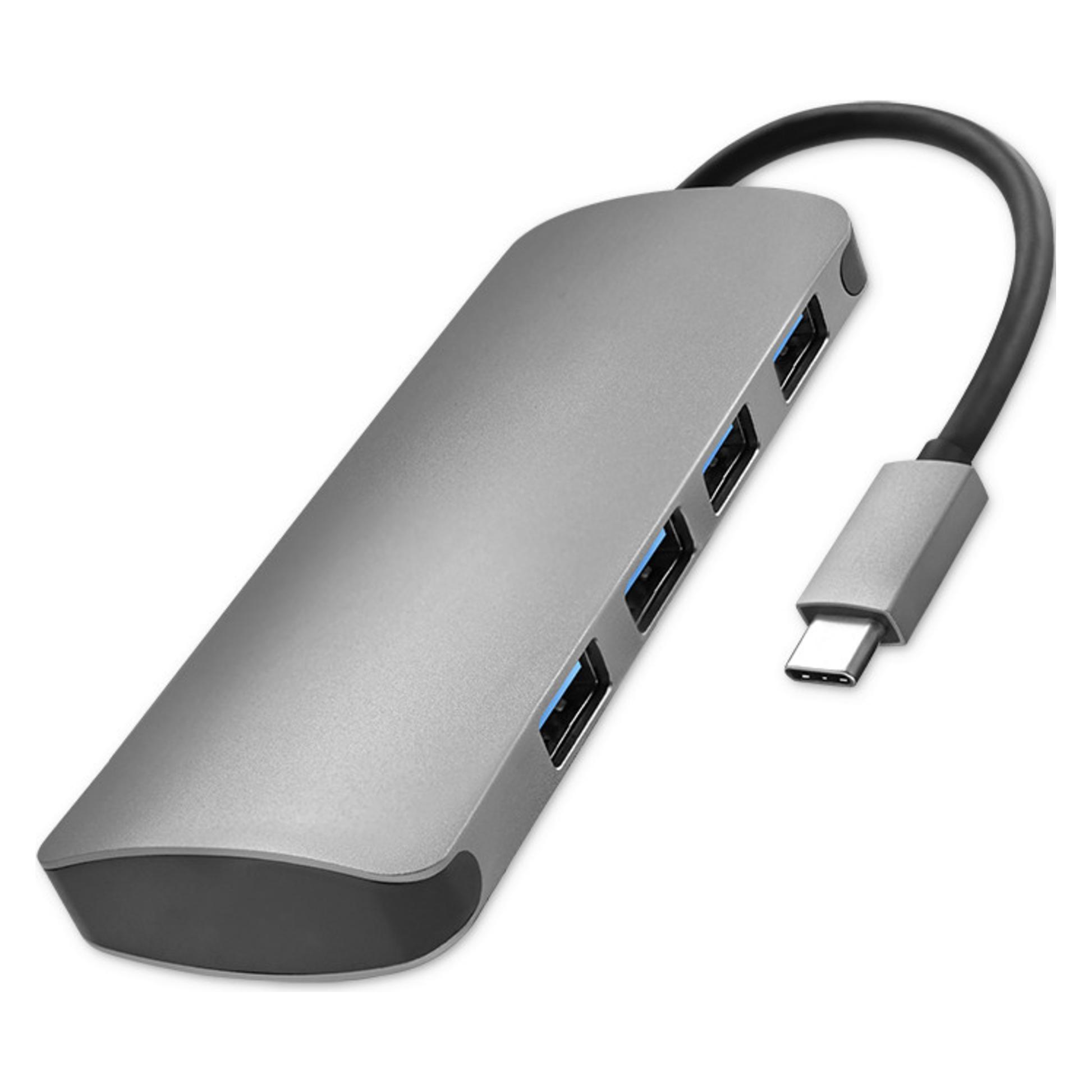 Qoltec 50379 (USB-C, 4 Ports) (50379)