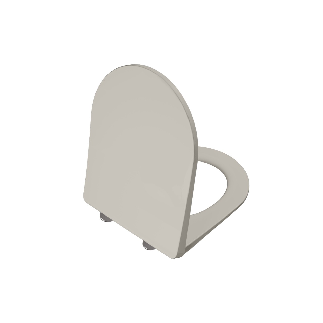 VitrA Universal Round WC-Sitz Superslim Wrap mit Absenkautomatik Sandbeige Matt,208-422R009 208-422R009