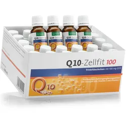 Q10-Zellfit 100 mg Trinkfläschchen Monatspackung - 600 ml