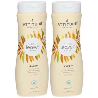 Attitude Super Leaves Volume- en Glansshampoo x2 2x473 ml Shampoo