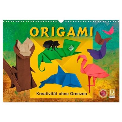 ORIGAMI - Kreativität ohne Grenzen (Wandkalender 2027 DIN A3 quer), CALVENDO Monatskalender