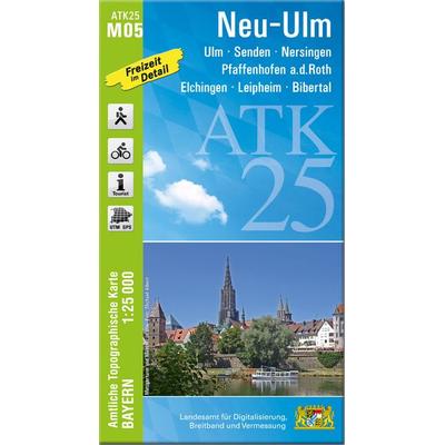 ATK25-M05 Neu-Ulm (Amtliche Topographische Karte 1:25000), Sonstige von , Landesamt für Digitalisierung, Breitband und Vermessung, Bayern,