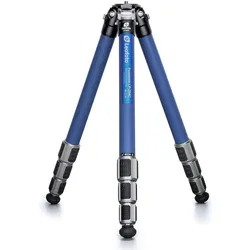 Leofoto Poseidon LP-284C (Carbon, Metall), Stativ, Schwarz, Blau