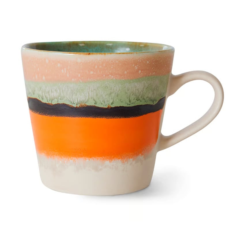 HKliving 70's cappuccino mok Burst