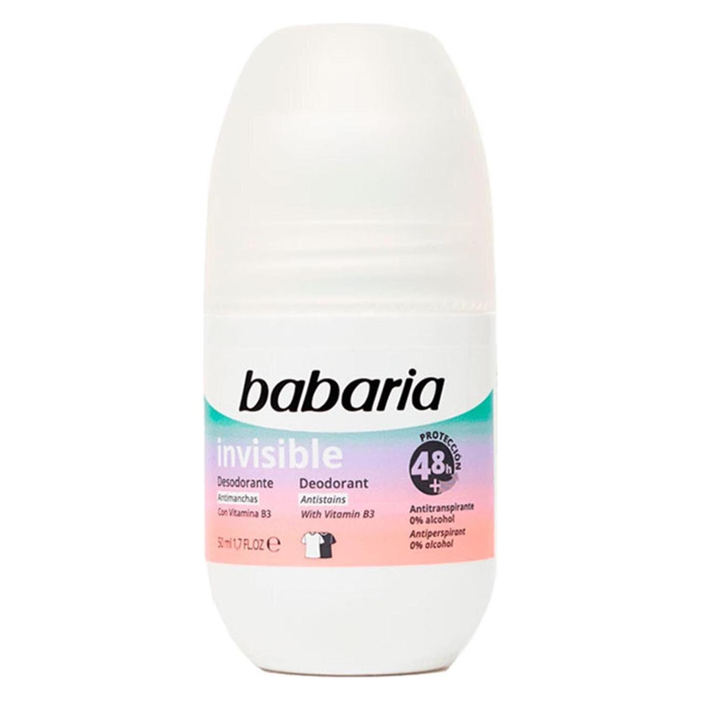 Babaria Desodorante Roll-On Invisible 50ml (Roll-on, 50 ml) (36355848)