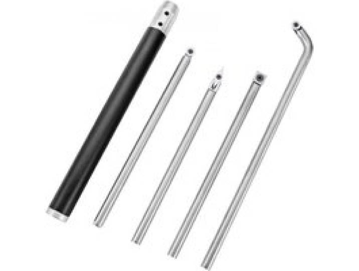 VEVOR Stechbeitel Set 12 mm, Stemmeisen Holz mit Grifflänge 295 mm, Stechbeitel （1+4 ）PCS, Tranchiermesser mit Wellenlänge 250 mm, Beitel Holz für Holzdrehmaschinen