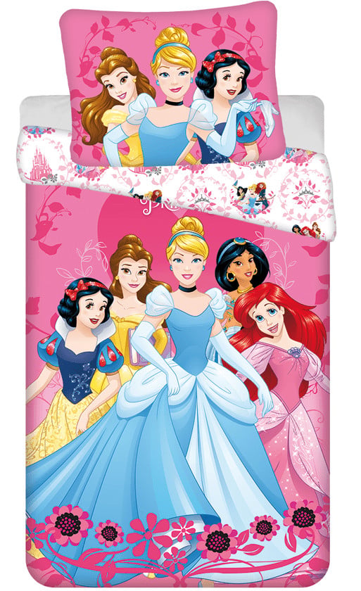 Jerry Fabrics Disney Princess Dekbedovertrek roze - 140 x 200 cm