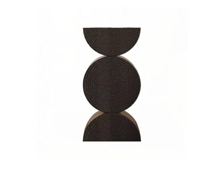 NIUHUAHUI Teetisch, Moderner minimalistischer Beistelltisch for Sofa, Wohnzimmer, Schlafzimmer oder Couchtisch(Black)