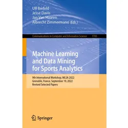 Machine Learning and Data Mining for Sports Analytics, Fachbücher