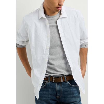 Funktionsshirt PEPE JEANS "shirt ROVAL", Herren, Gr. L, weiß, 100% Baumwolle, Shirts Funktionsshirt