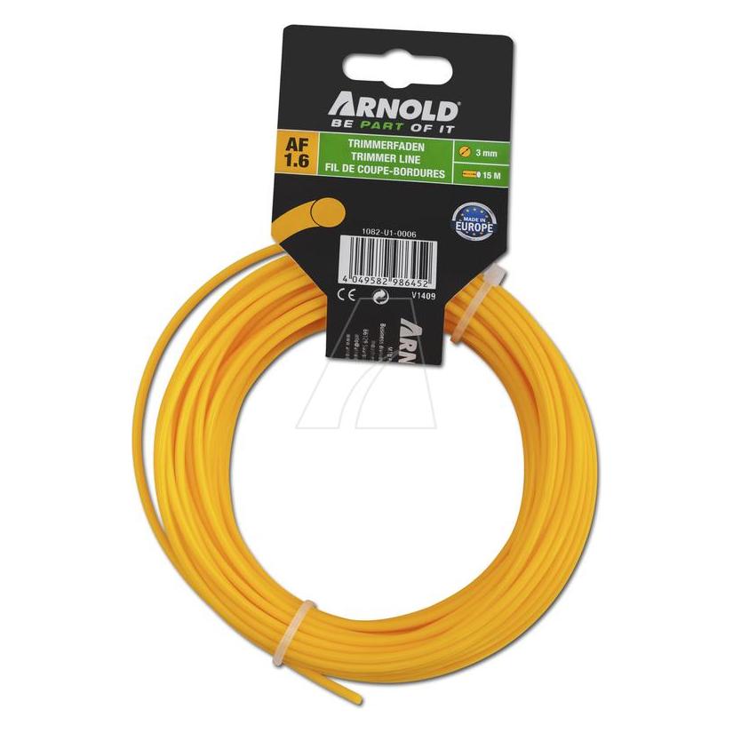 Arnold Copolymer Trimmerfaden, Rund, 3,0 mm, 15 m (Rasentrimmer) (1082-U1-0006)