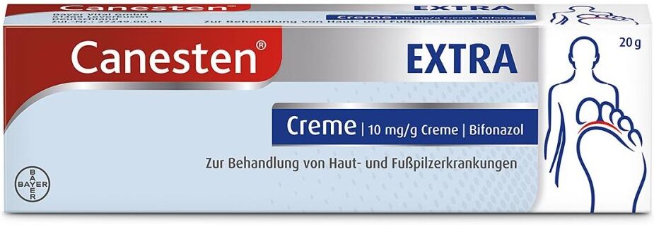 Canesten Extra Bifonazol gegen Haut- und Fußpilzerkrankungen