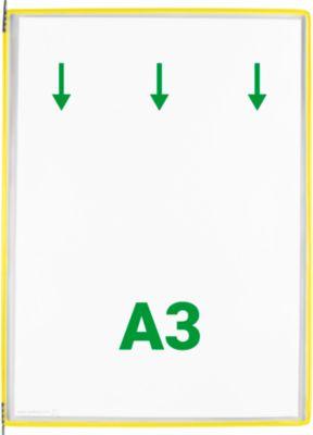 tarifold Sichttafeln DIN A3, gelb, 10 Stück