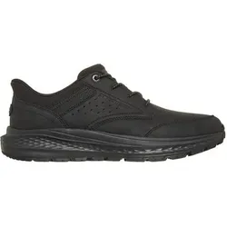 SKECHERS Herren Slipper He/Uni BUNGEE LACE SLIP-INS W  PERF QUARTE, Größe 44 in Schwarz Schwarz